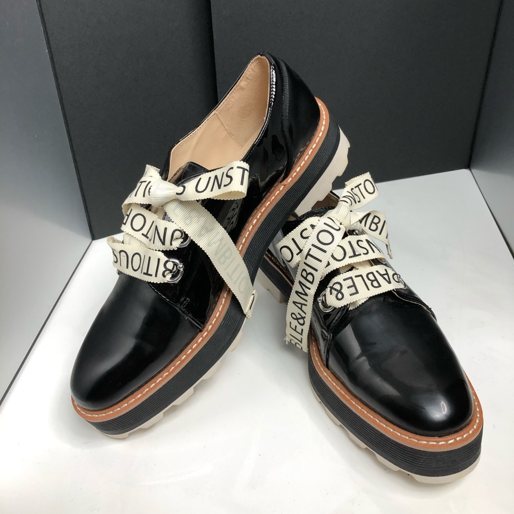 Zara Block Oxford Sneakers